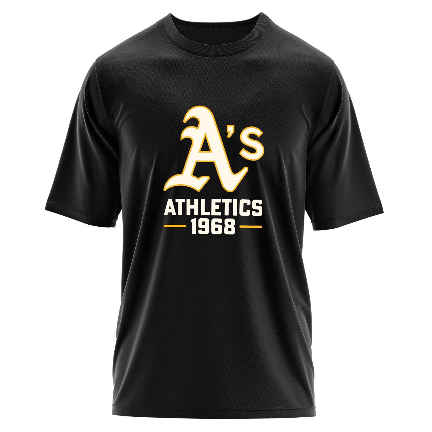 Oakland A’s 1968 Oversize Tişört L - Siyah