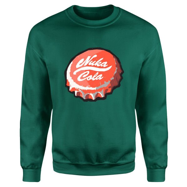Nuka Cola Caps Sweatshirt XL - Nefti Yeşili
