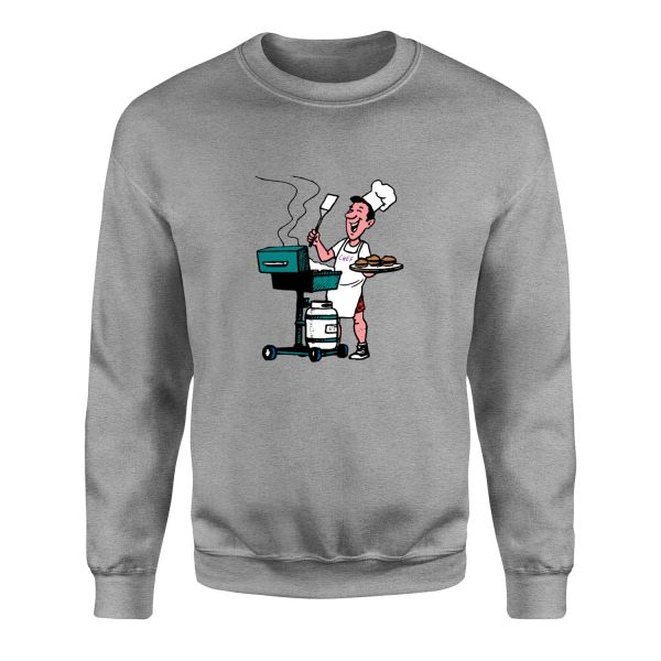 BBQ Chef Sweatshirt M - Gri