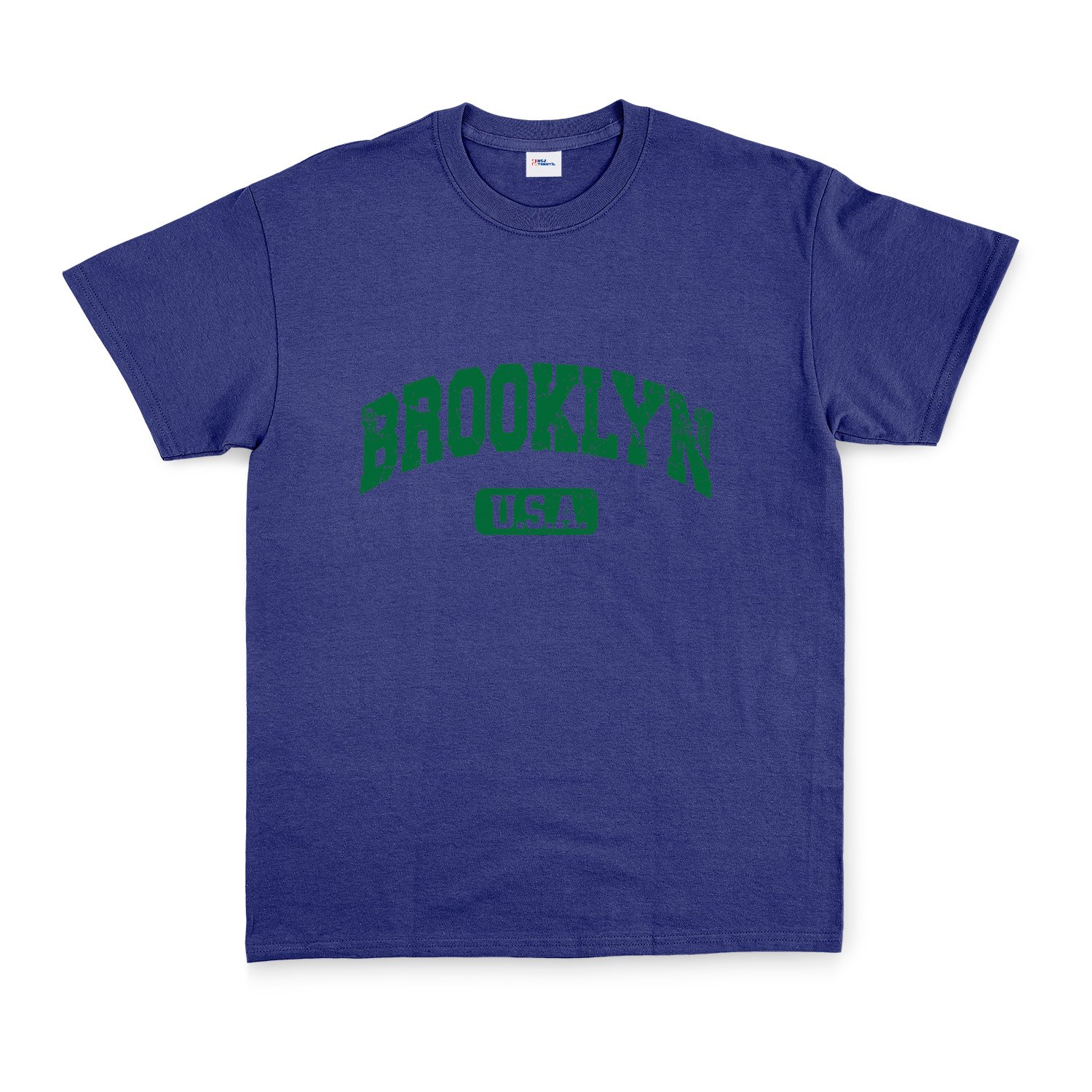 Brooklyn, USA Tişört XXL - İndigo Mavisi
