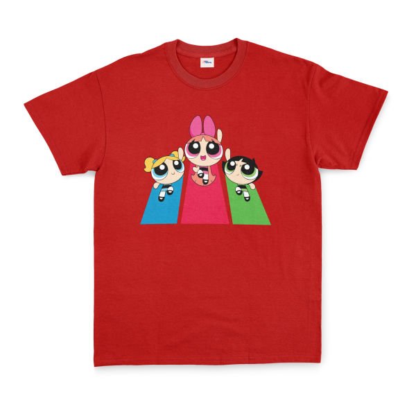 The Powerpuff Girls Tişört XL - Kırmızı
