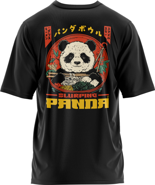 Slurping Panda Oversize Tişört
