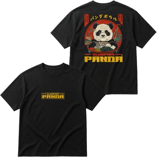 Slurping Panda Oversize Tişört