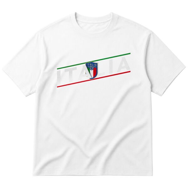 Forza Italia Oversize Tişört M - Beyaz