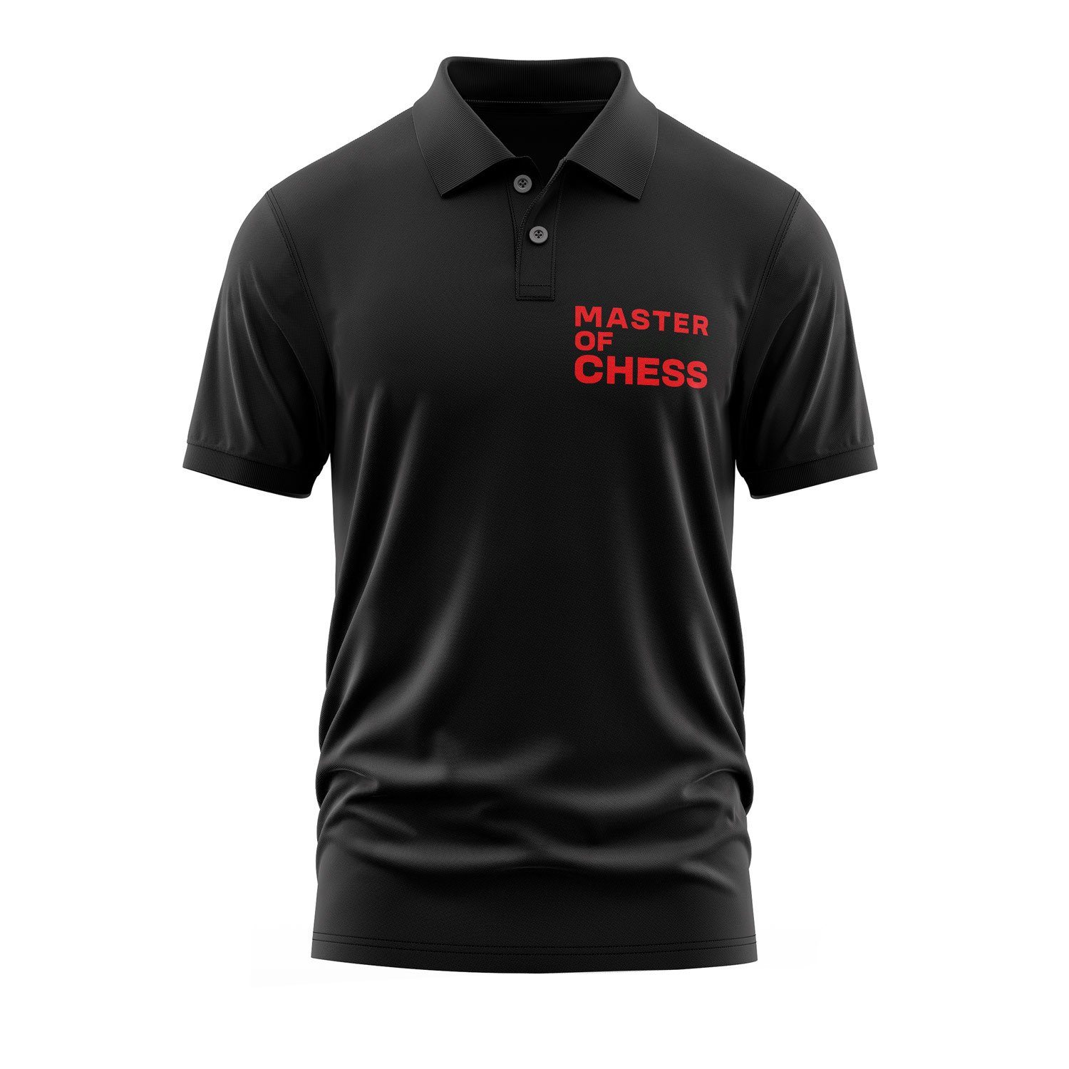 Master of Chess Polo Tişört L - Siyah