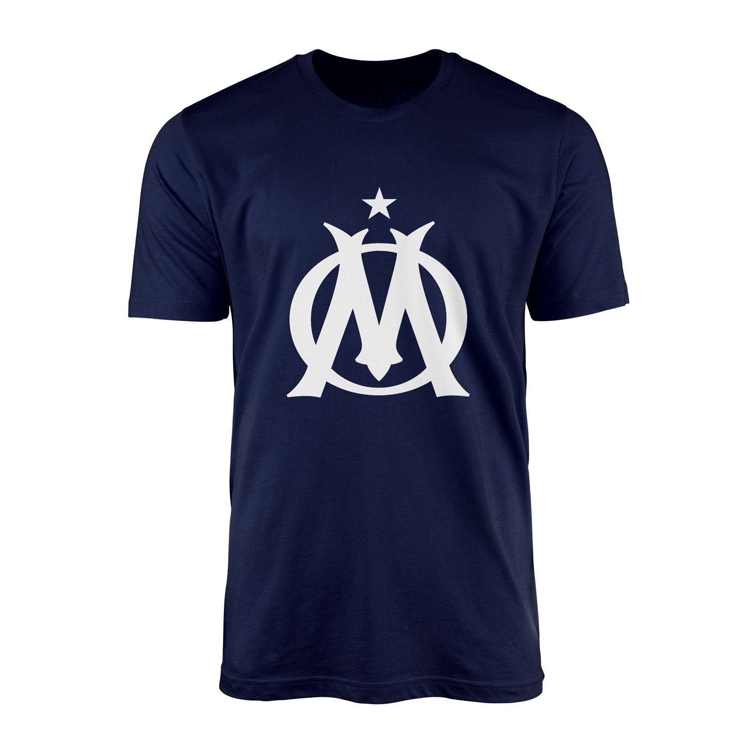 Olympique de Marseille Vainqueur Shield Tişört S - İndigo Mavisi