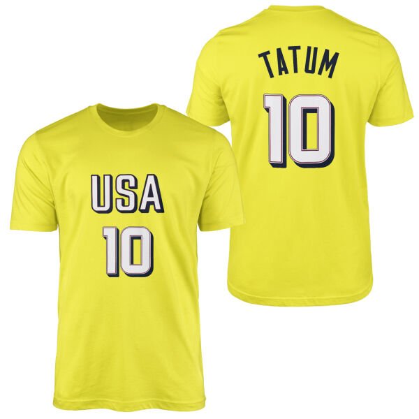 Jason Tatum Forma Tişört XL - Sarı