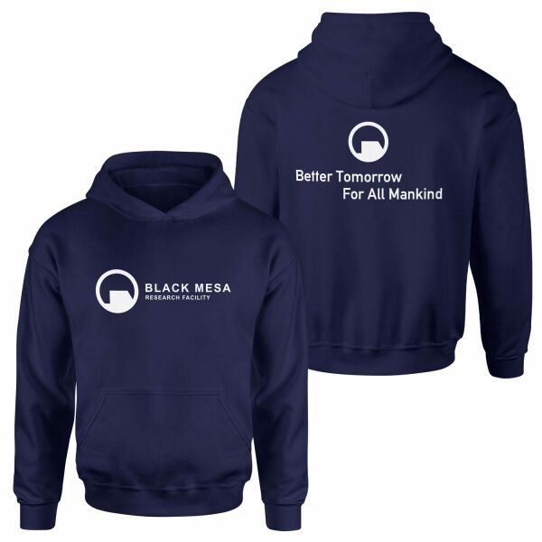 Black Mesa | Half-Life Hoodie XL - İndigo Mavisi
