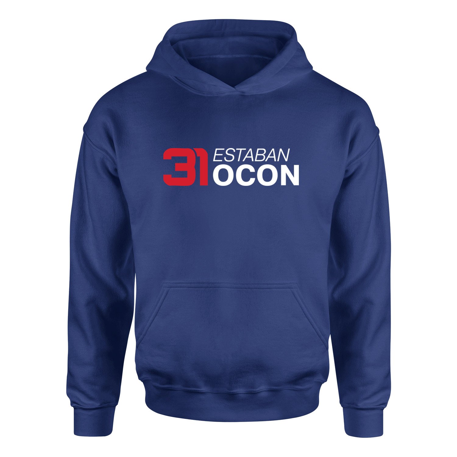 Estaban Ocon 31 Hoodie XXL - İndigo Mavisi