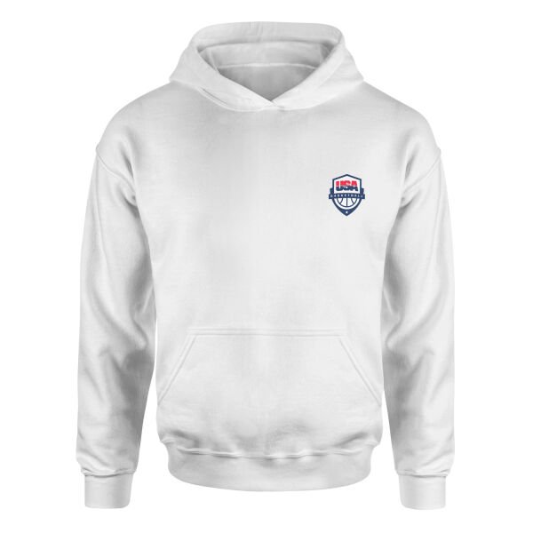 USA Basketball Hoodie M - Beyaz