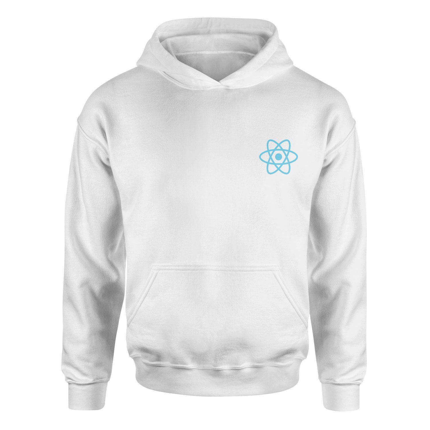 React.js Hoodie L - Beyaz