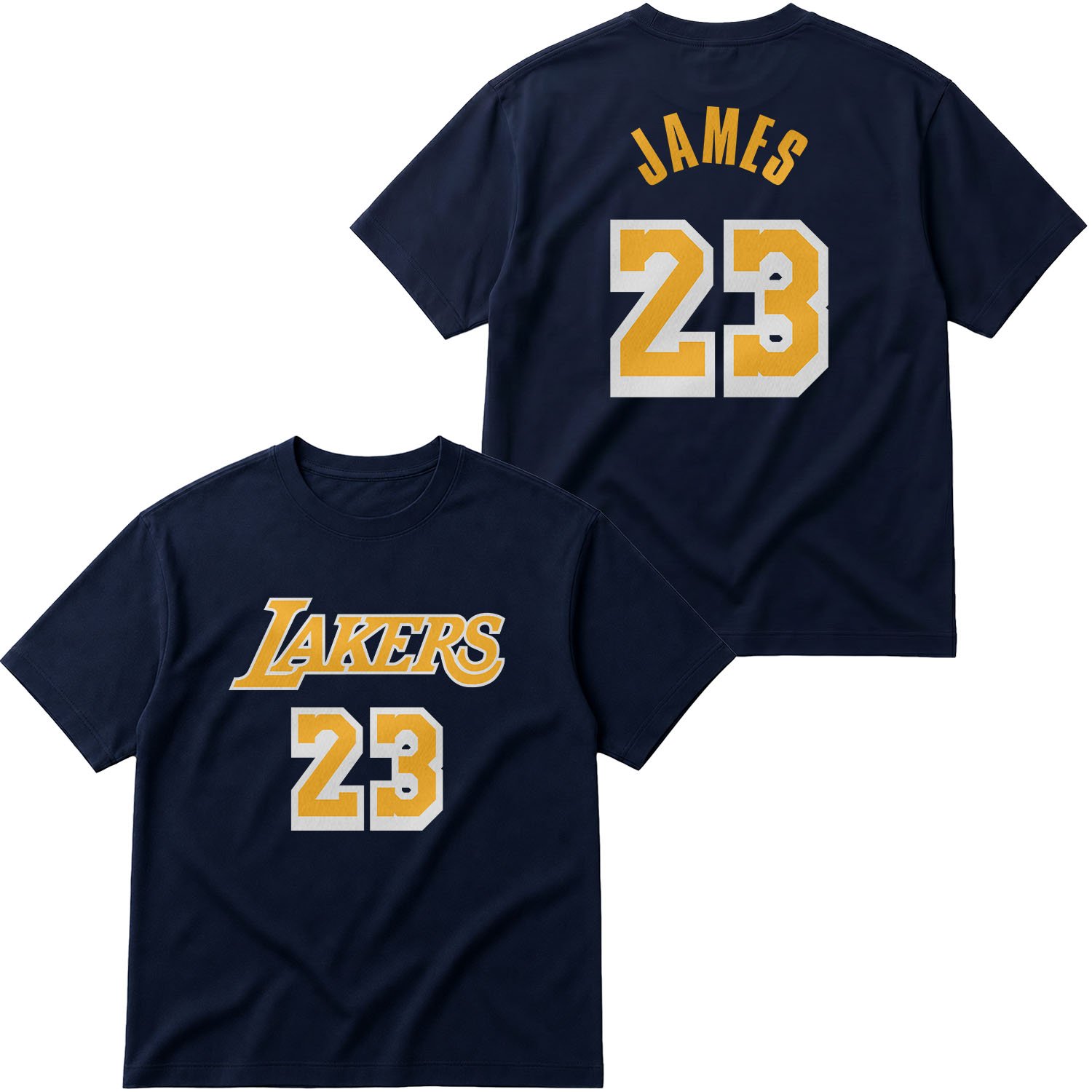 LeBron James 23 Lakers White Oversize Tişört