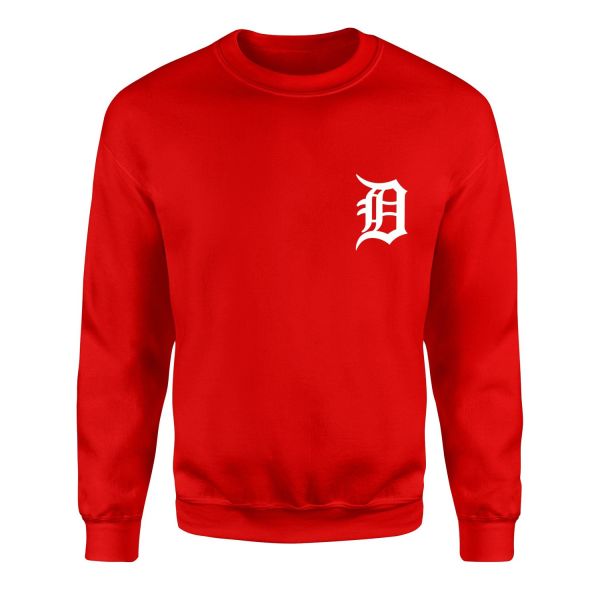 Detroit Tigers Sweatshirt M - Kırmızı