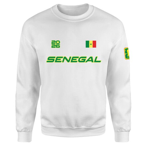 Senegal 2026 Sweatshirt L - Beyaz
