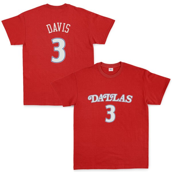 Anthony Davis 3 Dallas Forma Tişört S - Kırmızı