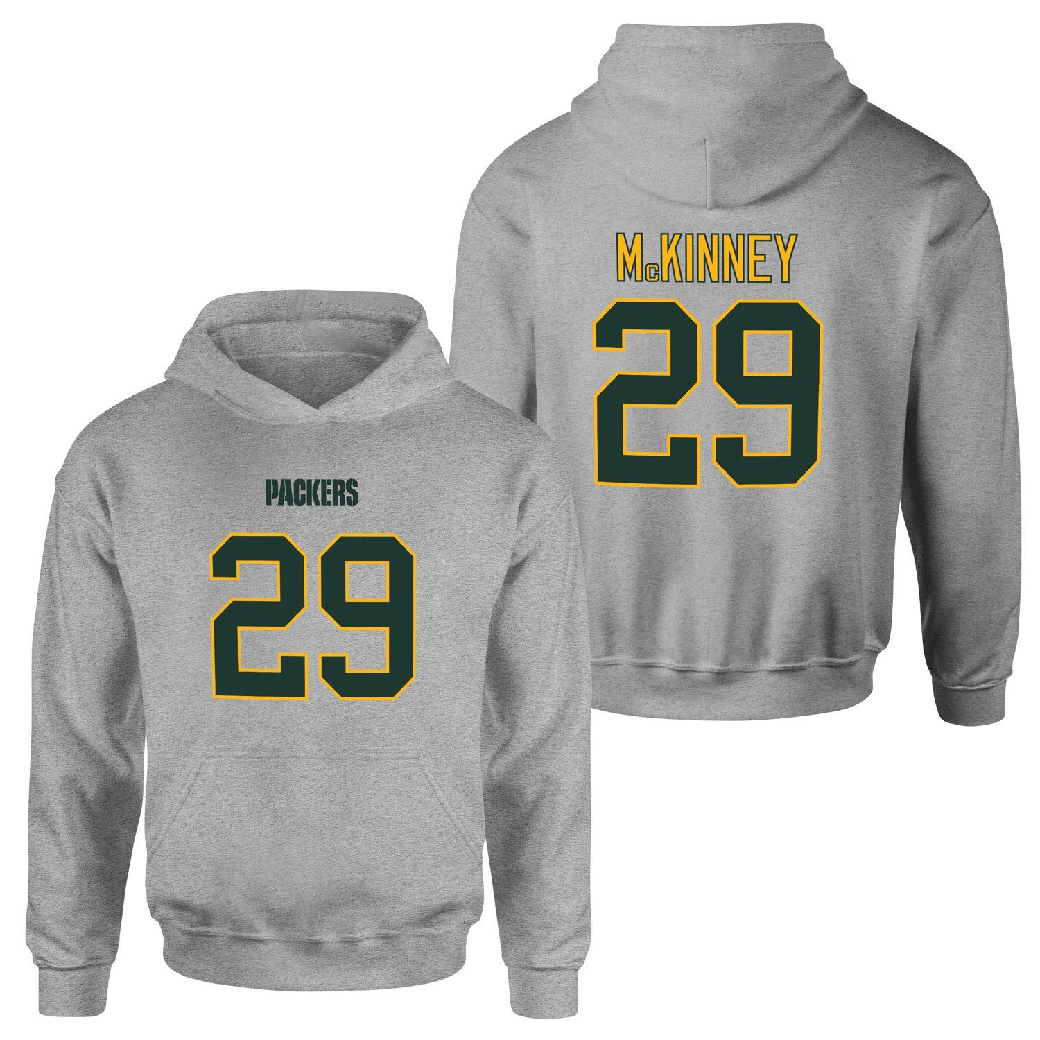 Xavier McKinney Green Bay Packers Hoodie S - Gri
