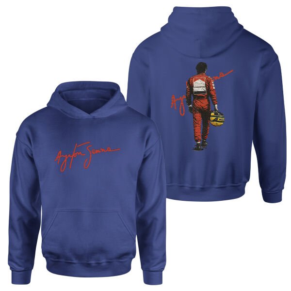 Senna Legend Hoodie XL - İndigo Mavisi