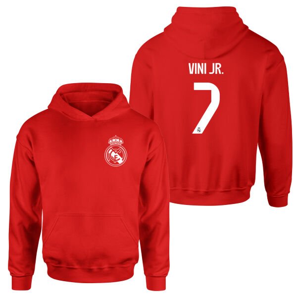 Vinícius Júnior RM BL Forma Hoodie XL - Kırmızı