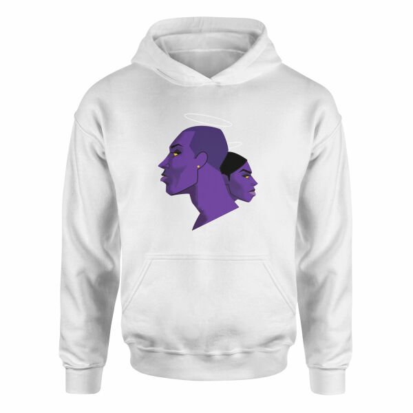 Kobe & Gigi Hoodie M - Beyaz