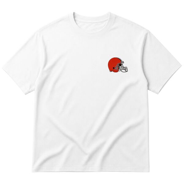 Cleveland Browns Oversize Tişört M - Beyaz