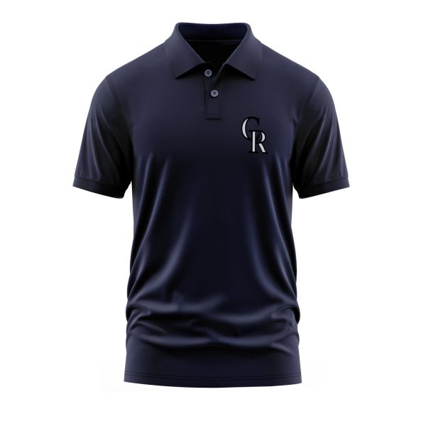 Colorado Rockies Polo Tişört L - İndigo Mavisi