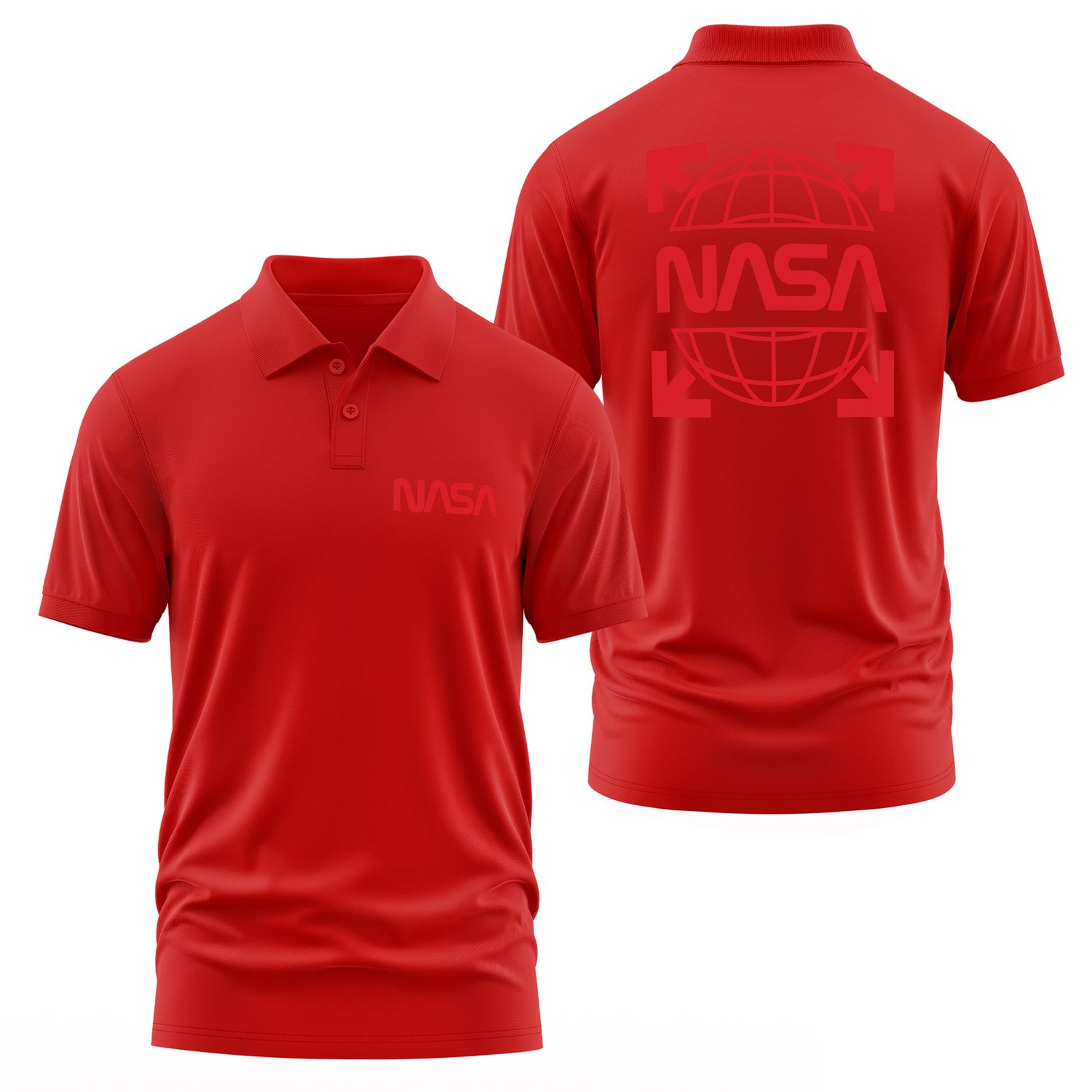 NASA OW SE Polo Tişört L - Kırmızı