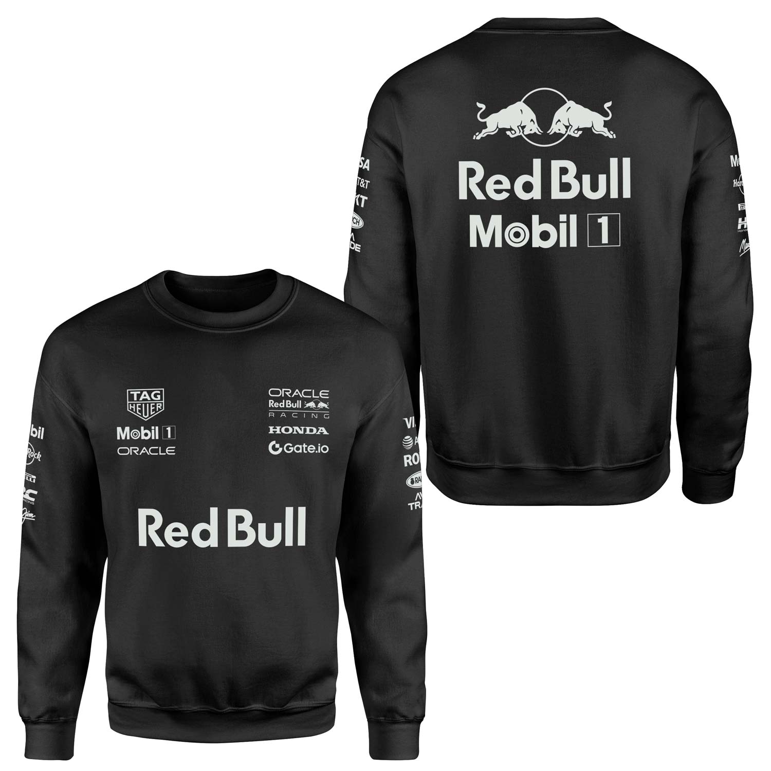 Oracle Red Bull Racing 25 SLVR Sweatshirt M - Siyah