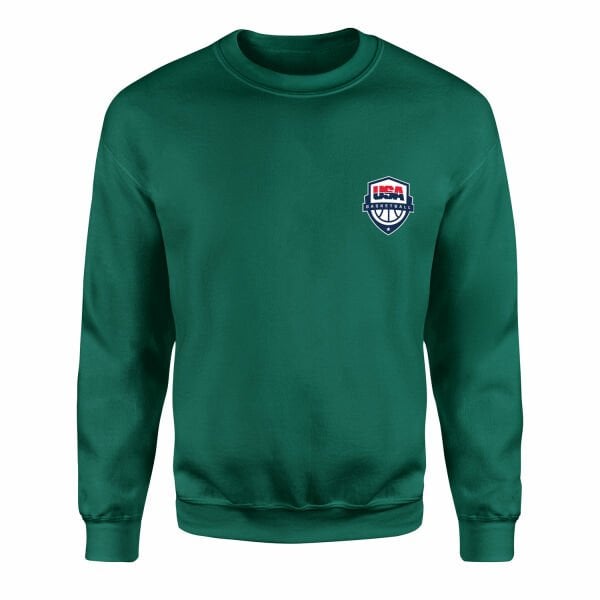 USA Basketball Sweatshirt S - Nefti Yeşili