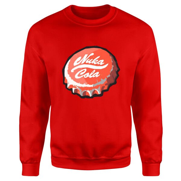 Nuka Cola Caps Sweatshirt M - Kırmızı