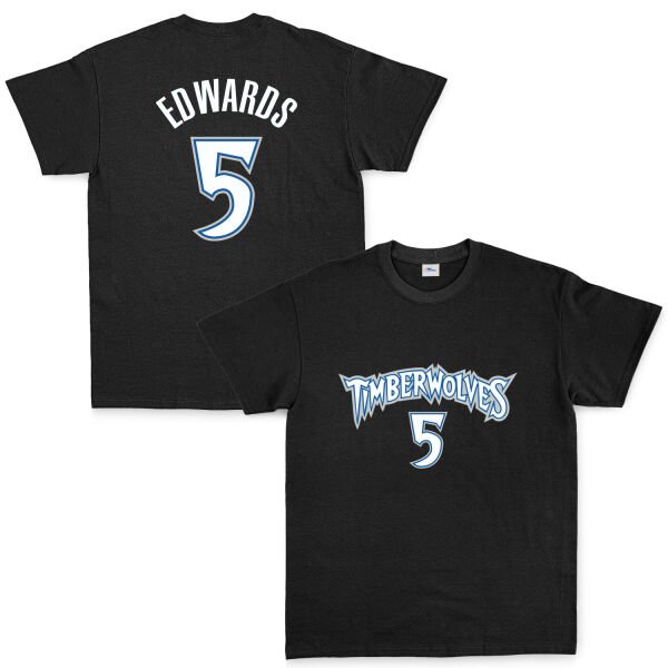 Anthony Edwards Minnesota Forma Tişört XL - Siyah