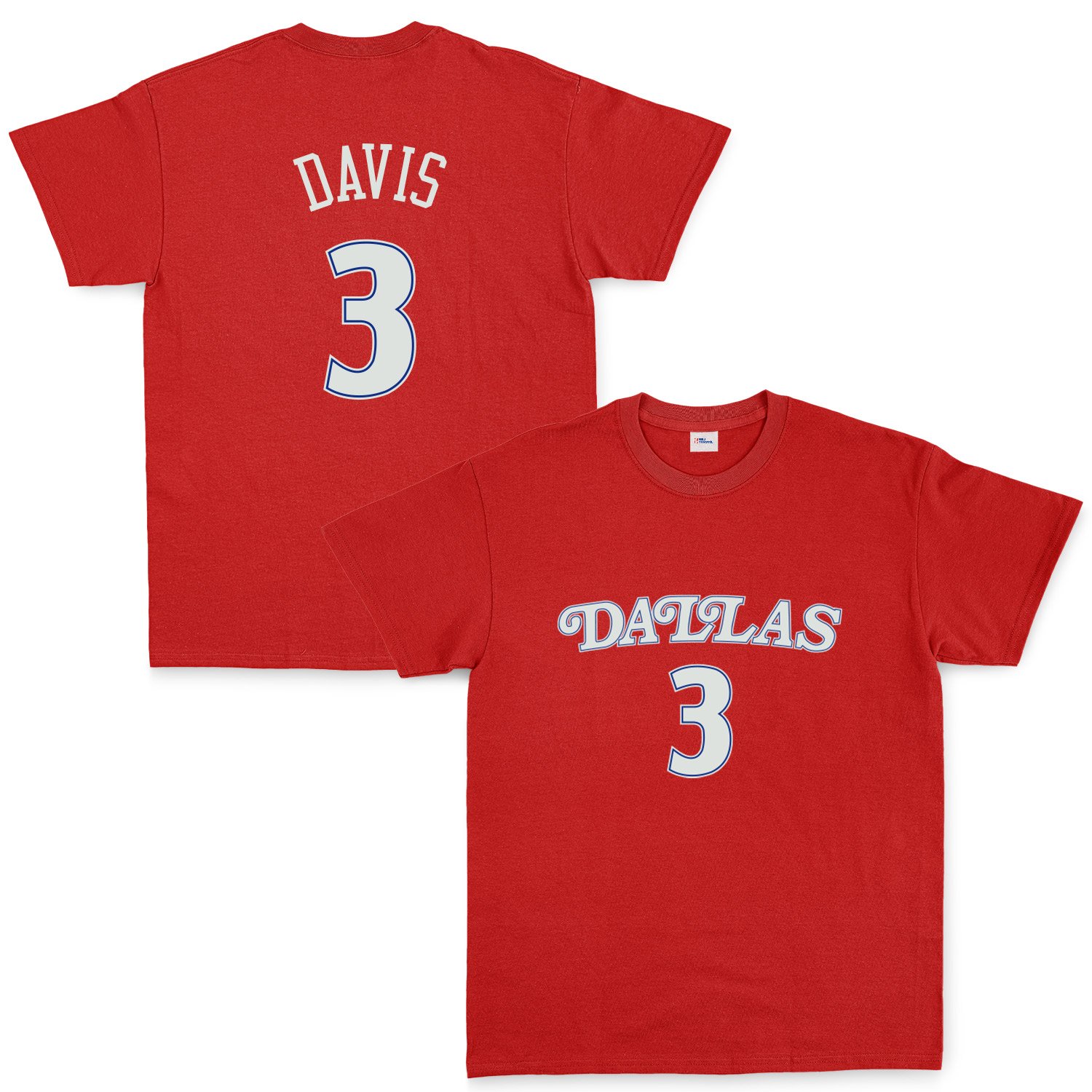 Anthony Davis 3 Dallas Forma Tişört M - Kırmızı