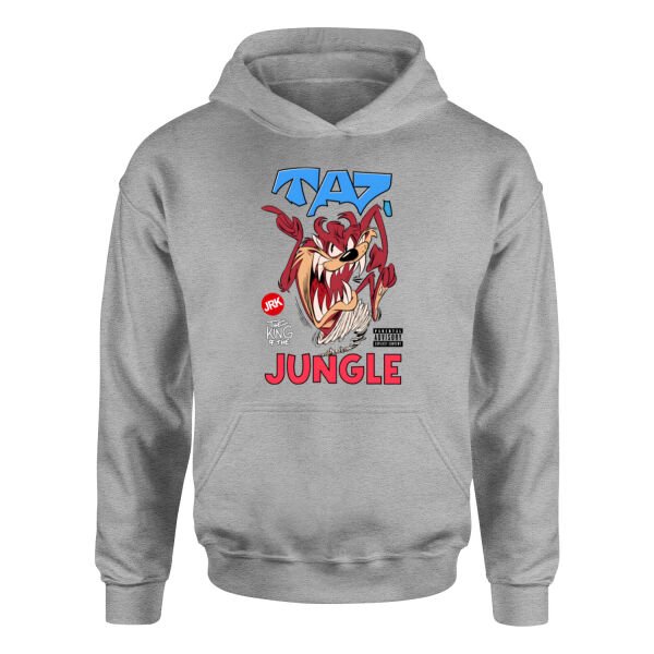 Taz The King of Jungle Hoodie M - Gri