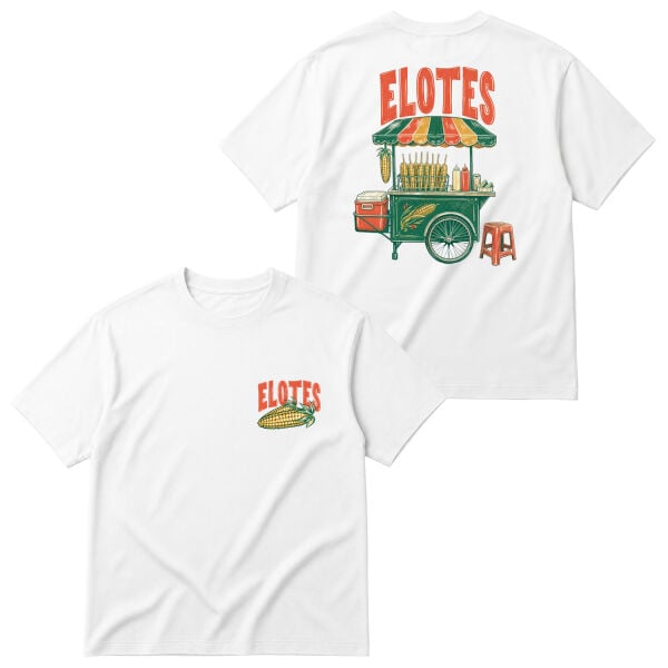 Mexican Elotes Oversize Tişört XL - Beyaz | OUTLET