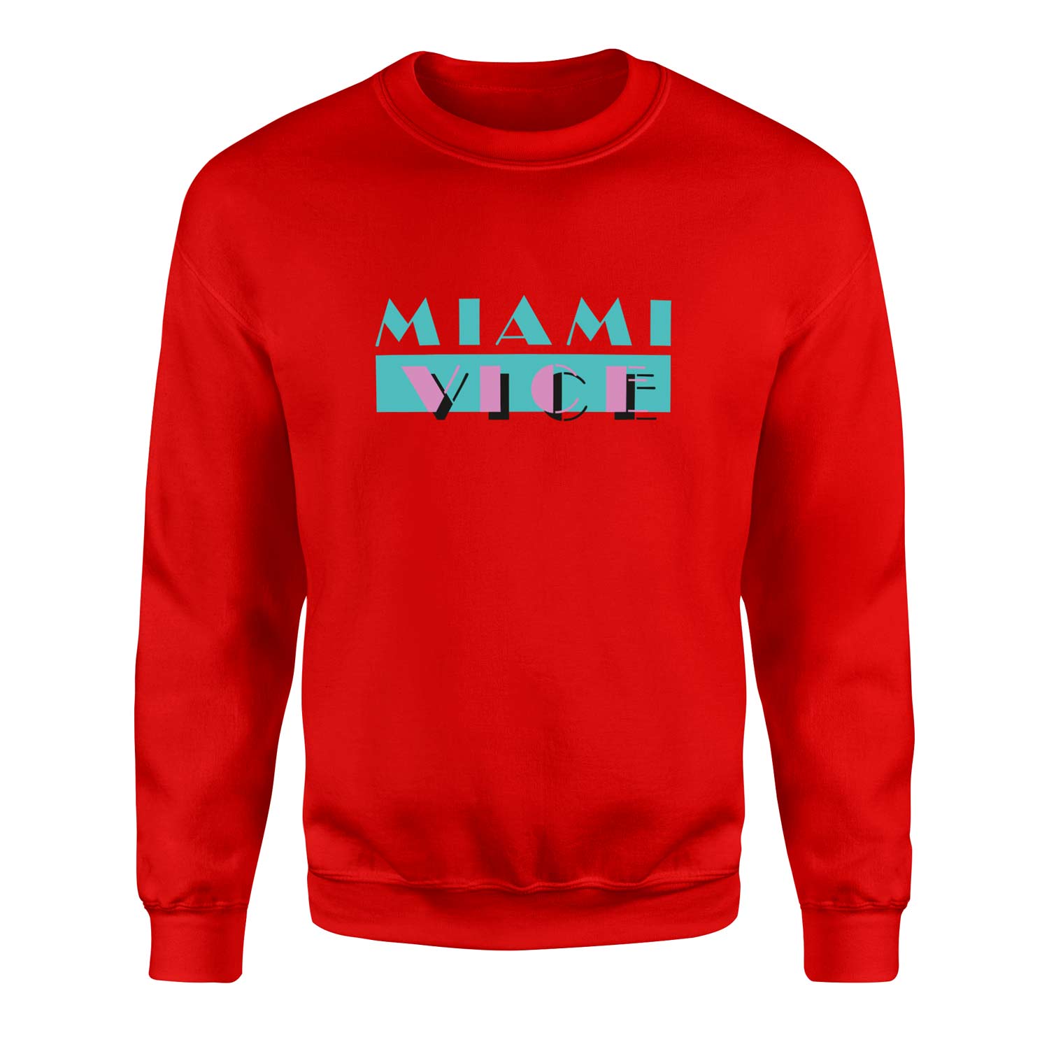 Miami Vice Sweatshirt S - Kırmızı