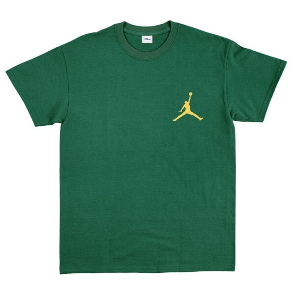 Air Jordan Gold Stroked Tişört S - Nefti Yeşili