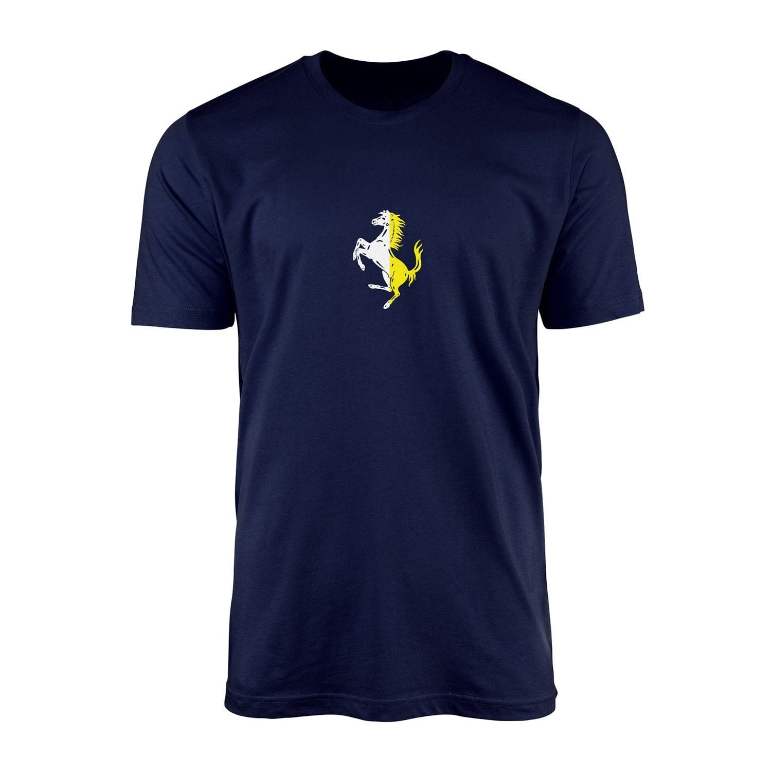 Scuderia Ferrari Bianco & Giallo Tişört XXL - İndigo Mavisi