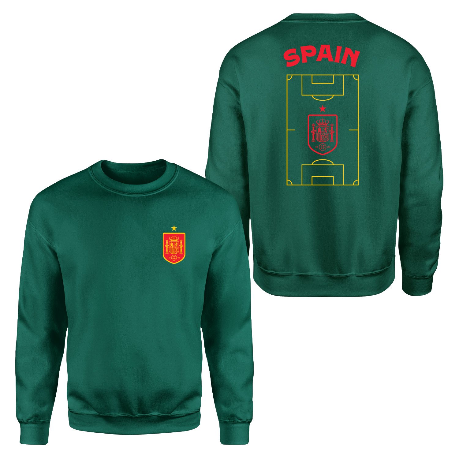 İspanya Dünya Kupası 2026 Sweatshirt L - Nefti Yeşili