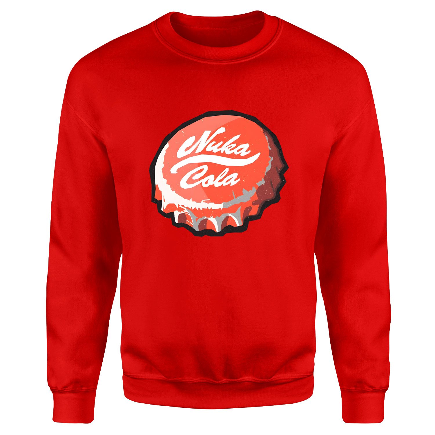 Nuka Cola Caps Sweatshirt XL - Kırmızı