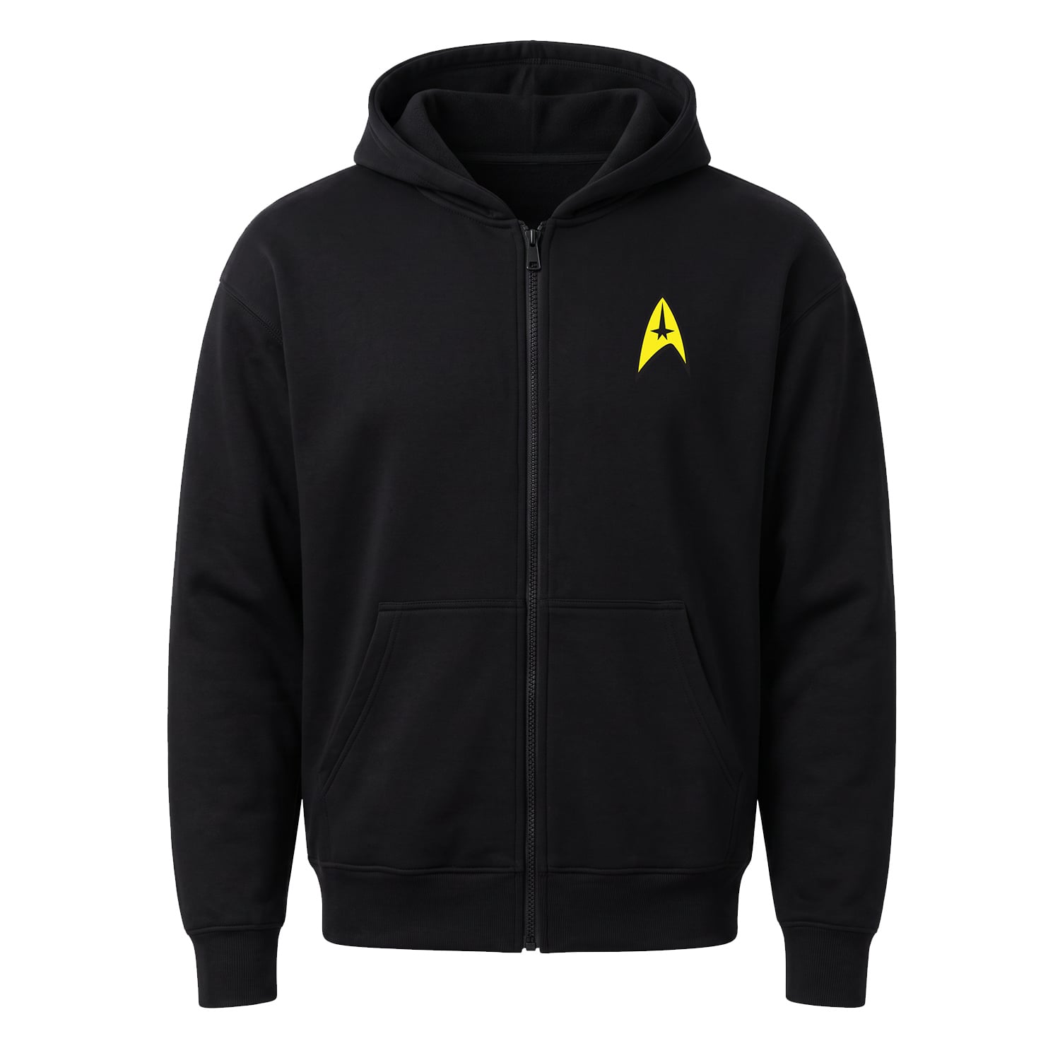 Star Trek Delta Fermuarlı Kapüşonlu Sweatshirt