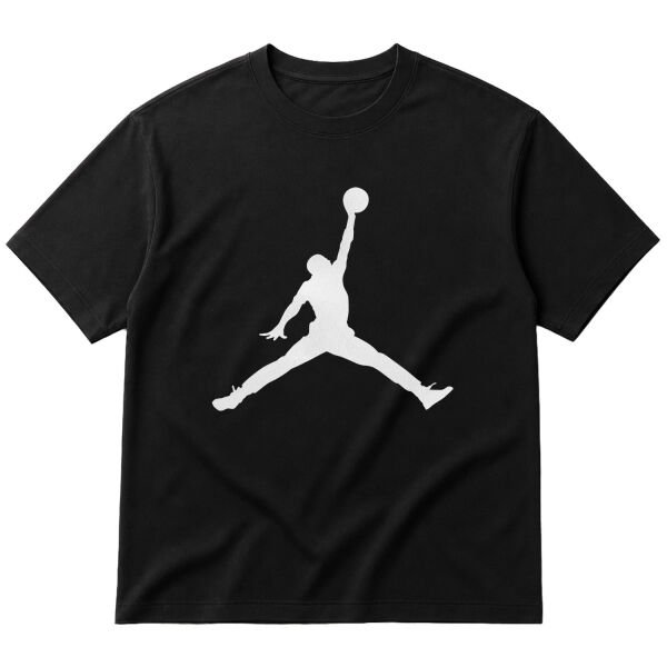 Air Jordan BIG W Oversize Tişört L - Siyah