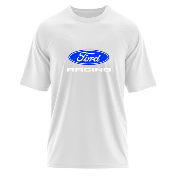 Ford Racing Oversize Tişört L - Beyaz