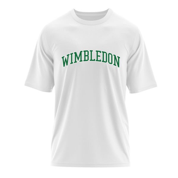 Wimbledon Oversize Tişört L - Beyaz