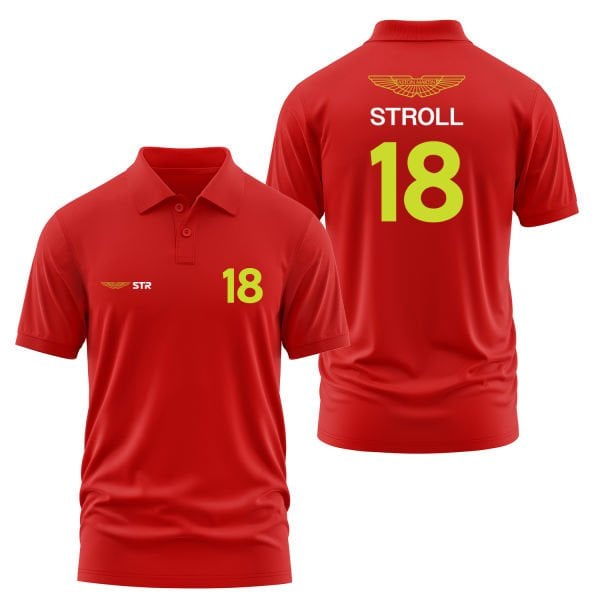 Lance Stroll 18 Driver Basic Polo Tişört