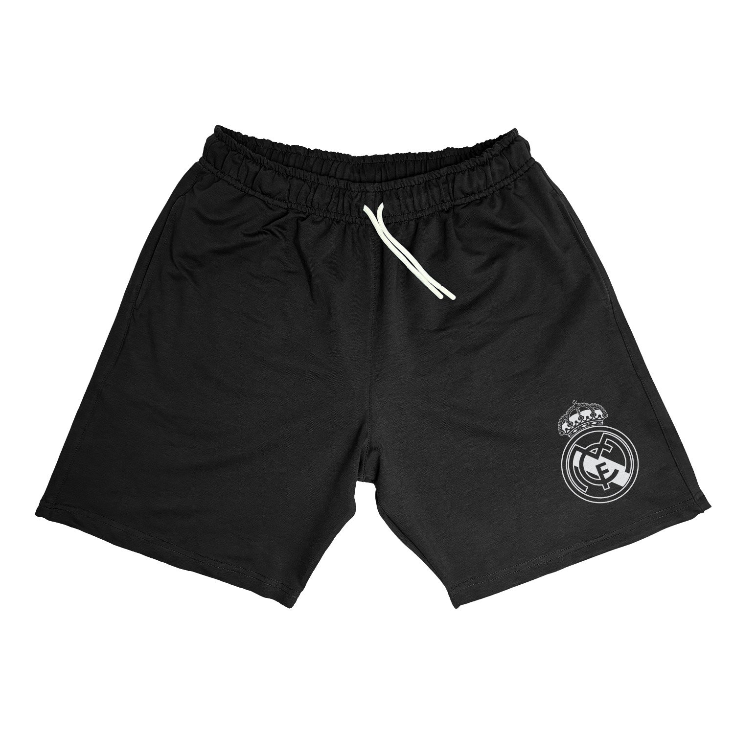 Real Madrid Badge Basic Şort XXL - Siyah
