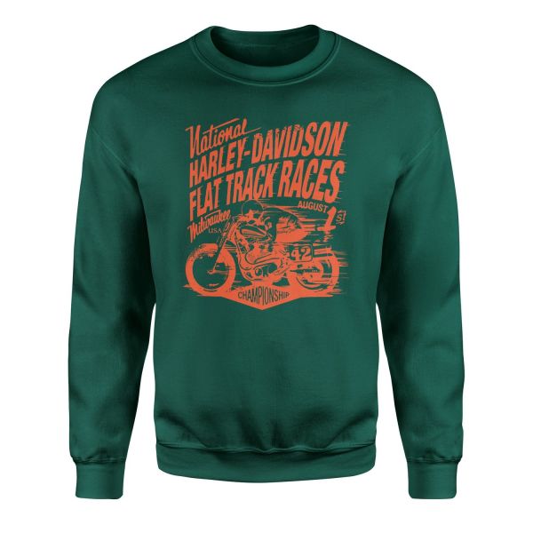 Harley-Davidson XIII Sweatshirt S - Nefti Yeşili