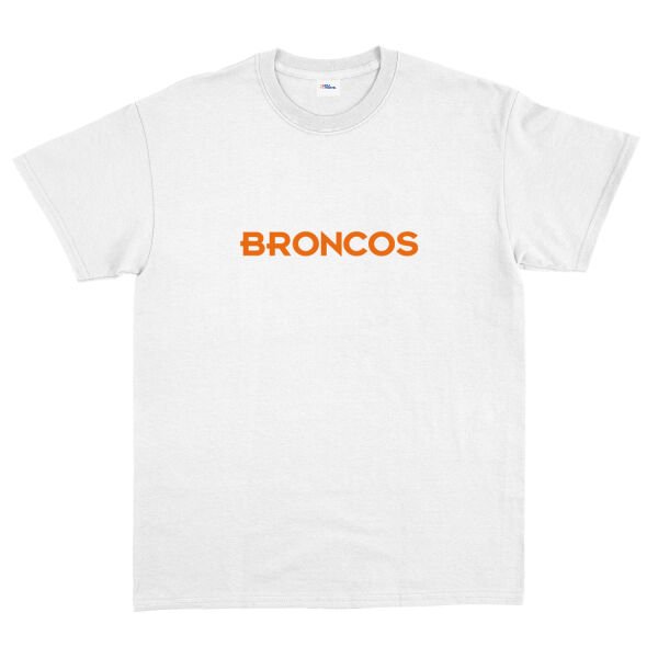 DEN BRONCOS Iconic Tişört L - Beyaz
