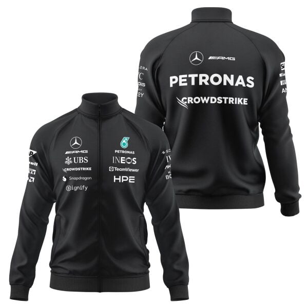Mercedes AMG Petronas 2026 Teamline Fermuarlı Sweatshirt XXL - Siyah | OUTLET