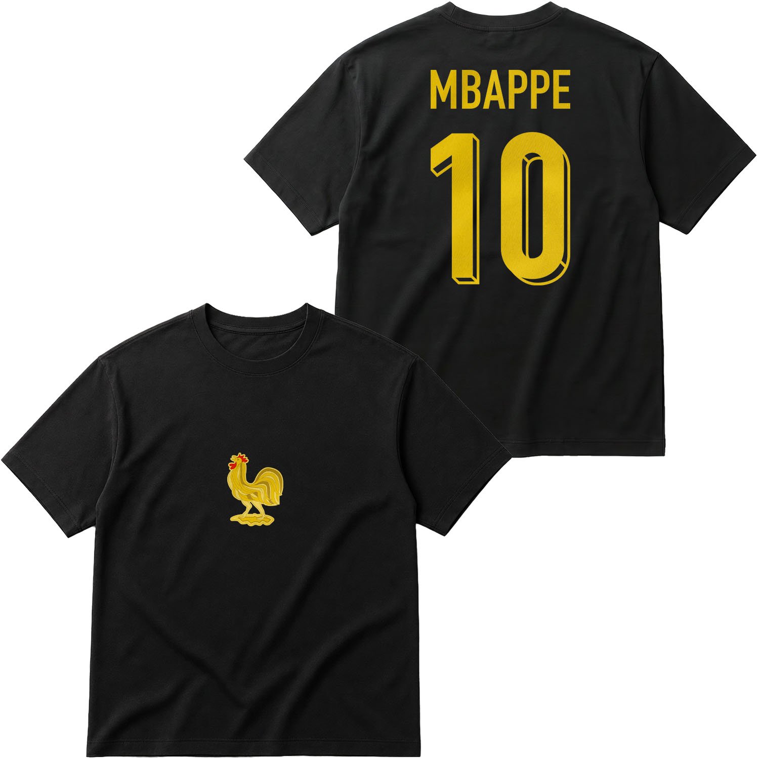 KYLIAN MBAPPE | Fransa 24 Basic Edition Oversize Tişört XL - Siyah