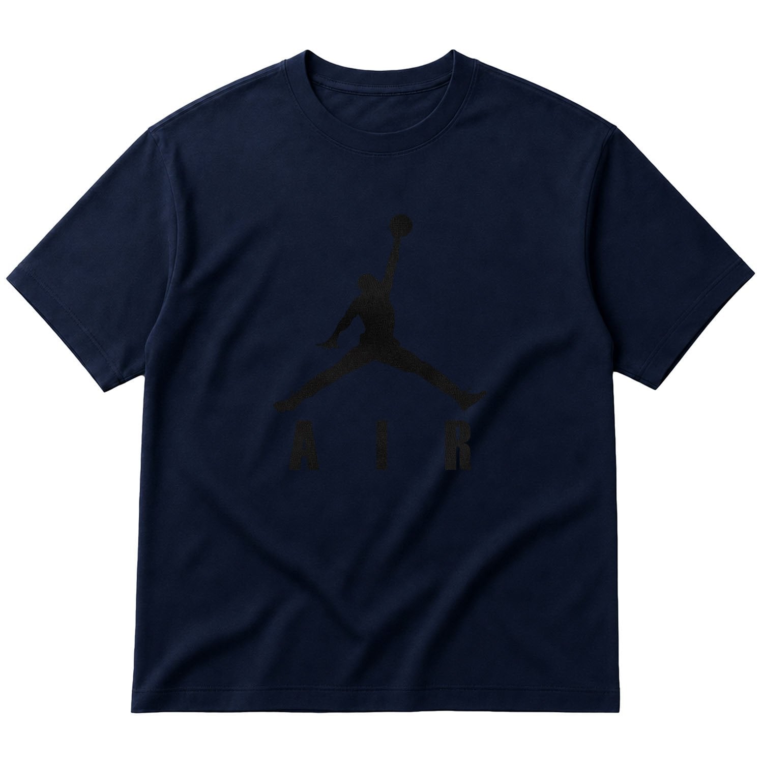 Air Jordan BIG Text Oversize Tişört S - İndigo Mavisi