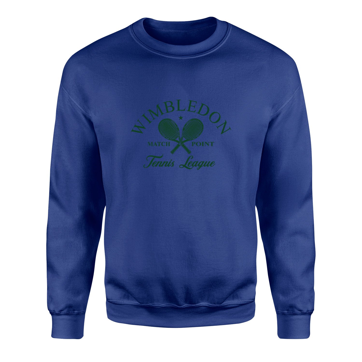 Wimbledon Match Point Sweatshirt XL - İndigo Mavisi